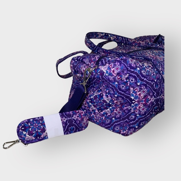 Vera Bradley Medium Travel Duffel Bag in Regal Rosette - Picture 7 of 10